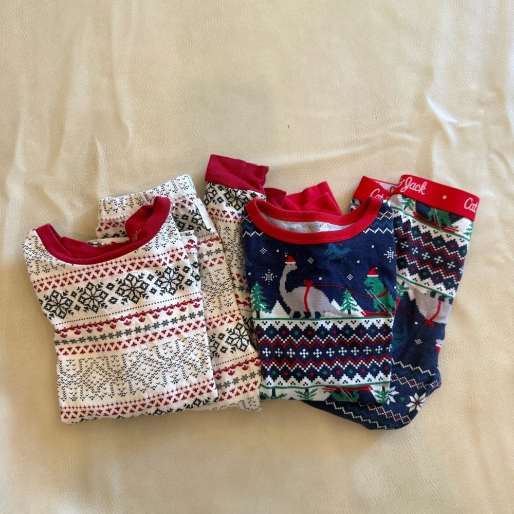 Bundle of Burt bees and wondershop christmas pajamas